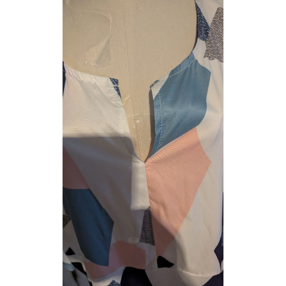 Measeor Geometric design light dress XL - Picture 5 of 7